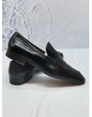 VALENTINO BLACK PATENT LEATHER LOAFER SIZE 42 1/2 