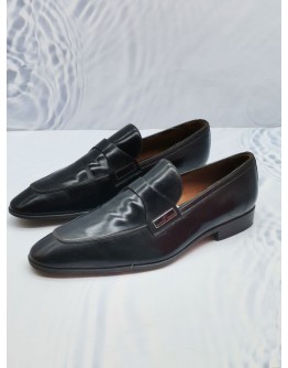 VALENTINO BLACK PATENT LEATHER LOAFER SIZE 42 1/2 