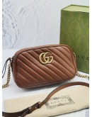 GUCCI GG MARMONT QUILTED SHOULDER BAG