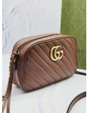 GUCCI GG MARMONT QUILTED SHOULDER BAG