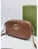 GUCCI GG MARMONT QUILTED SHOULDER BAG