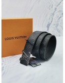 LOUIS VUITTON BLACK MONOGRAM ECLIPSE CANVAS BELT SIZE 90/36 