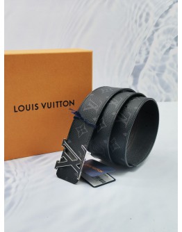 LOUIS VUITTON BLACK MONOGRAM ECLIPSE CANVAS BELT SIZE 90/36 