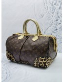 LOUIS VUITTON MONOGRAM CANVAS LEOPARD STEPHEN HANDLE BAG 