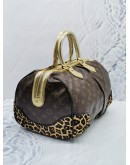 LOUIS VUITTON MONOGRAM CANVAS LEOPARD STEPHEN HANDLE BAG 