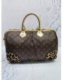 LOUIS VUITTON MONOGRAM CANVAS LEOPARD STEPHEN HANDLE BAG 