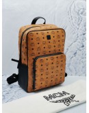 (UNUSED) 2023 MCM AREN MONOGRAM CANVAS AND LEATHER BACKPACK 