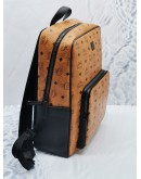 (UNUSED) 2023 MCM AREN MONOGRAM CANVAS AND LEATHER BACKPACK 