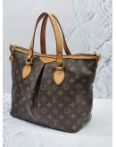 LOUIS VUITTON PALERMO MM MONOGRAM CANVAS / LEATHER TRIM WITH STRAP 