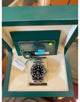 (UNUSED) 2021 ROLEX SUBMARINER REF 124060 BLACK DIAL 41MM AUTOMATIC WATCH -FULL SET-