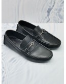 COACH BLACK LEATHER LOAFER SIZE US 8 1/2