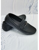 COACH BLACK LEATHER LOAFER SIZE US 8 1/2