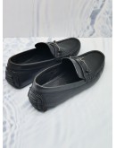 COACH BLACK LEATHER LOAFER SIZE US 8 1/2