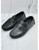 COACH BLACK LEATHER LOAFER SIZE US 8 1/2