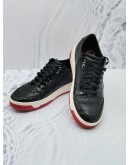 (LIKE NEW) HUGO BOSS BUSINESS BALTOMORE SNEAKERS IN CROCODILE EMBOSSED LEATHER SIZE 40