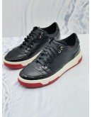 (LIKE NEW) HUGO BOSS BUSINESS BALTOMORE SNEAKERS IN CROCODILE EMBOSSED LEATHER SIZE 40