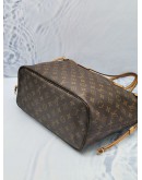 LOUIS VUITTON NEVERFULL BROWN MONOGRAM CANVAS TOTE SHOULDER BAG   