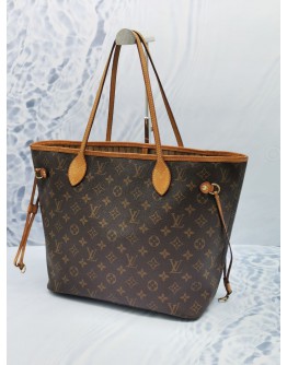 LOUIS VUITTON NEVERFULL BROWN MONOGRAM CANVAS TOTE SHOULDER BAG   