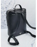 PRADA VZ0063 BLACK SAFFIANO LEATHER CUIR SLIM BACKPACK 