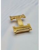 HERMES H BELT BUCKLE IN GOLD HARDWARE 32MM