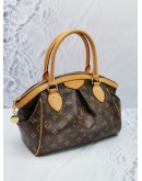 (LIKE NEW) LOUIS VUITTON SMALL TIVOLI BROWN MONOGRAM CANVAS HANDLE BAG