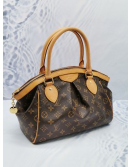 (LIKE NEW) LOUIS VUITTON SMALL TIVOLI BROWN MONOGRAM CANVAS HANDLE BAG