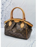 (LIKE NEW) LOUIS VUITTON SMALL TIVOLI BROWN MONOGRAM CANVAS HANDLE BAG