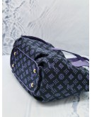 (LIKE NEW) LOUIS VUITTON LIMITED EDITION NAVY CANVAS CABAS IPANEMA GM BAG WITH SMALL POUCH