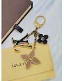 LOUIS VUITTON GOLD FLEUR DE MONOGRAM BAG CHARM -FULL SET-