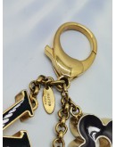 LOUIS VUITTON GOLD FLEUR DE MONOGRAM BAG CHARM -FULL SET-