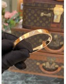 (BRAND NEW) 2022 CARTIER LOVE BRACELET 18K 750 ROSE GOLD WITH DIAMONDS SIZE 18 -FULL SET-