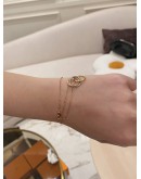 (BRAND NEW) 2023 CARTIER TRINITY WHITE GOLD YELLOW GOLD ROSE GOLD DIAMOND BRACELET ROSE GOLD BRACELET 