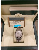 (LIKE NEW) ROLEX DATEJUST REF 116234 DIAMOND MOTHER OF PEARL DIAL 36MM AUTOMATIC YEAR 2013 WATCH -FULL SET-