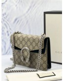 (LIKE NEW) GUCCI DIONYSUS GG SUPREME CANVAS MINI CHAIN BAG -FULL SET- 