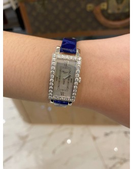 (LIKE NEW) CHOPARD YOUR HOUR MOTHER OF PEARL 18K 750 WHITE GOLD 34 DIAMONDS 31MM QUARTZ YEAR 2013 WATCH -FULL SET-