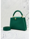 (UNUSED) 2024 LOUIS VUITTON CAPUCIBES BB IN VERT GREEN TAURILLON LEATHER