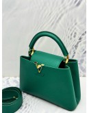 (UNUSED) 2024 LOUIS VUITTON CAPUCIBES BB IN VERT GREEN TAURILLON LEATHER