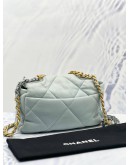 (LIKE NEW) 2023 CHANEL 19 LIGHT BLUE FLAP BAG MICROCHIP