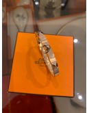 (LIKE NEW) 2023 HERMES COLLIER DE CHIEN 18K 750 ROSE GOLD BRACELET 