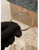 (LIKE NEW) 2023 HERMES COLLIER DE CHIEN 18K 750 ROSE GOLD BRACELET 