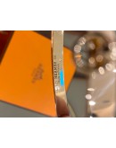 (LIKE NEW) 2023 HERMES COLLIER DE CHIEN 18K 750 ROSE GOLD BRACELET 