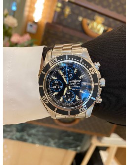 BREITLING SUPEROCEAN CHRONOGRAPH II BLUE DIAL SCALE 44MM AUTOMATIC WATCH YEAR 2018 