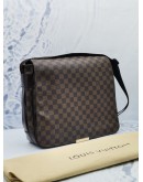 (LIKE NEW) LOUIS VUITTON BASTILLE FLAP MESSENGER BAG BROWN DAMIER EBENE CANVAS