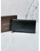 GUCCI GG IMPRIME CANVAS LONG WALLET