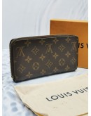 LOUIS VUITTON MONOGRAM CANVAS ZIPPY AROUND WALLET -FULL SET-