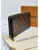 LOUIS VUITTON MONOGRAM CANVAS ZIPPY AROUND WALLET -FULL SET-