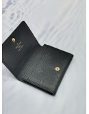 2023 MICROCHIP LOUIS VUITTON BUSINESS CARD HOLDER BLACK MONOGRAM EMPREINTE LEATHER 