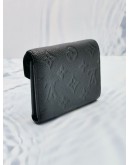 LOUIS VUITTON VICTORINE WALLET BLACK MONOGRAM EMPREINTE LEATHER 