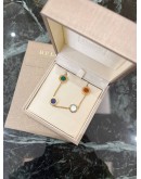 (BRAND NEW) 2024 BVLGARI BRACELET 18K ROSE GOLD WITH CARNELIAN, LAPIS, MALACHITE AND MOTHER OF PEARL ELEMENTS SIZE S -FULL SET-