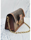 LOUIS VUITTON DAUPHINE MM BROWN MONOGRAM REVERSE CANVAS -FULL SET-  